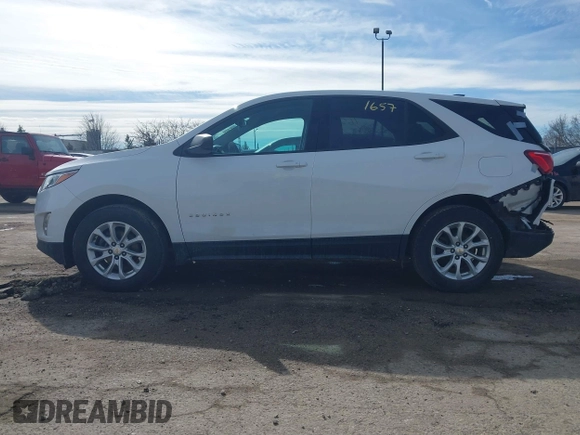 2019 Chevrolet Equinox LS with VIN 2GNAXHEVXK6251595, listed as a IAAI auction lot 41661657 with 120,348 mi miles and . Bid and sale history available at DreamBid. Image 14.