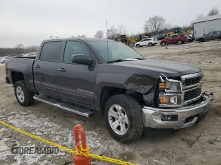 2015 Chevrolet Silverado 1500 LT with VIN 3GCUKREC9FG255270, listed as a Copart auction lot 45461935 with 152,540 mi miles and Salvage Title. Bid and sale history available at carsss.com. Image 4.
