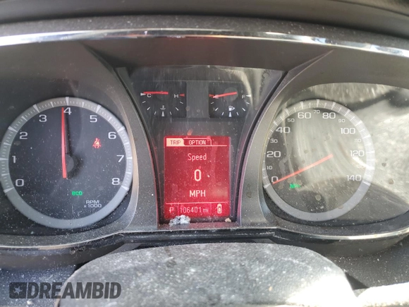 2015 GMC Terrain SLT with VIN 2GKFLXEK2F6295241, listed as a Copart auction lot 75850044 with 106,401 mi miles and Salvage title. Bid and sale history available at DreamBid. Image 9.