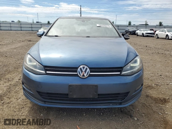 2015 Volkswagen Golf TSI SE z VIN 3VW217AU7FM070579, wystawiony jako Copart lot #58259275 z przebiegiem 98 090 mil mil oraz Szkoda całkowita • Salvage title. Historia ofert i sprzedaży dostępna na DreamBid. Obrazek 5.