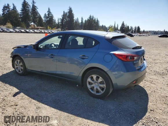 2014 Mazda 3 i Sport with VIN JM1BM1K74E1208588, listed as a Copart auction lot 53401005 with 48,636 mi miles and Salvage Title. Bid and sale history available at carsss.com. Image 2.
