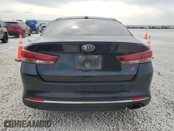 2018 Kia Optima LX with VIN 5XXGT4L33JG241845, listed as a Copart auction lot 53317465 with 123,575 mi miles and Clean title. Bid and sale history available at DreamBid. Image 6.