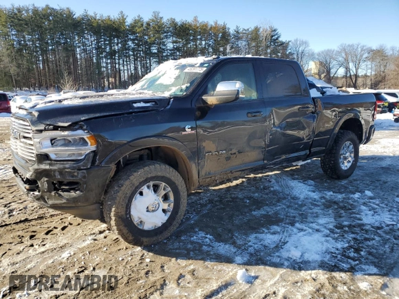 2021 Ram 2500 Laramie with VIN 3C6UR5FL3MG572811, listed as a Copart auction lot 45291775 with 75,730 mi miles and Salvage Title. Bid and sale history available at carsss.com. Image 1.
