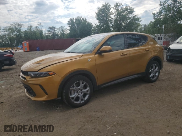 2024 Dodge Hornet R/T Plus with VIN ZACPDFDW2R3A11293, listed as a Copart auction lot 55912765 with 14,109 mi miles and Salvage title. Bid and sale history available at DreamBid. Image 1.