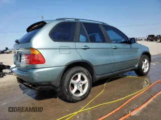 2002 BMW X5 3.0i with VIN 5UXFA53502LH80399, listed as a Copart auction lot 47534984 with 111,233 mi miles and Clean Title. Bid and sale history available at carsss.com. Image 3.