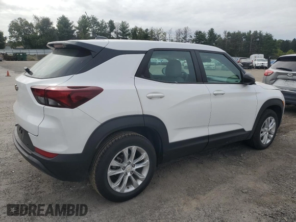 2021 Chevrolet TrailBlazer LS with VIN KL79MMS21MB024154, listed as a Copart auction lot 70743864 with 73,125 mi miles and Salvage Title. Bid and sale history available at DreamBid. Image 3.