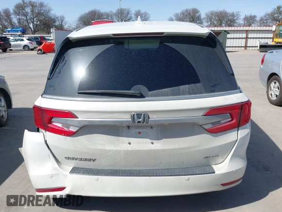 2019 Honda Odyssey Elite with VIN 5FNRL6H99KB091617, listed as a IAAI auction lot 41719807 with 93,775 mi miles and . Bid and sale history available at DreamBid. Image 17.