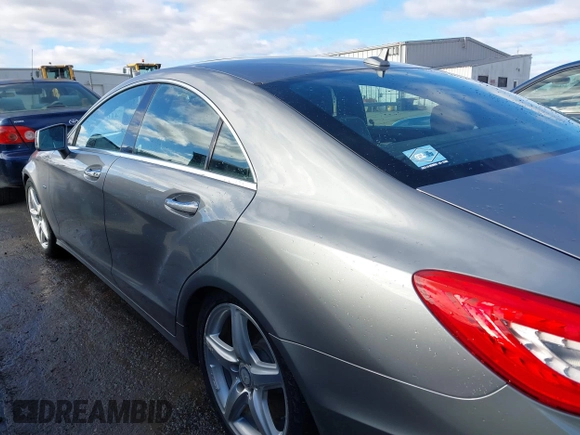 2012 Mercedes-Benz CLS 550 with VIN WDDLJ9BB9CA024704, listed as a IAAI auction lot 41695805 with 116,408 mi miles and . Bid and sale history available at DreamBid. Image 14.