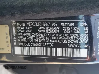 1995 Mercedes-Benz E Class with VIN WDBEB31E0SC232707, listed as a Copart auction lot 44348885 with 310,955 mi miles and Clean Title. Bid and sale history available at carsss.com. Image 12.