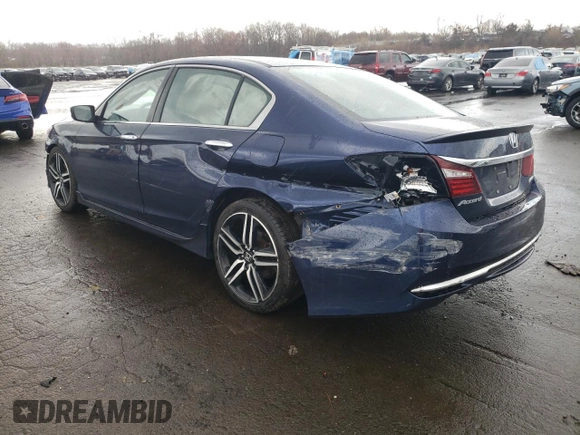 2016 Honda Accord Sport с VIN 1HGCR2F56GA059867, выставлен на аукционе Copart как лот 51954265 с пробегом 133 682 миль миль и Списание • Salvage title. История ставок и продаж доступна на DreamBid. Изображение 2.