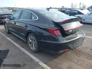 2021 Hyundai Sonata SEL with VIN KMHL14JA0MA160383, listed as a IAAI auction lot 41666736 with 32,988 mi miles. Bid and sale history available at carsss.com. Image 3.