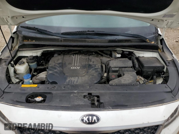 2016 Kia Sedona L with VIN KNDMA5C1XG6125515, listed as a Copart auction lot 54511585 with 155,279 mi miles and Clean Title. Bid and sale history available at carsss.com. Image 12.