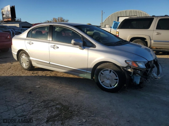 2009 Honda Civic Hybrid with VIN JHMFA36239S016131, listed as a Copart auction lot 80238094 with NaN miles and Salvage Title. Bid and sale history available at carsss.com. Image 4.
