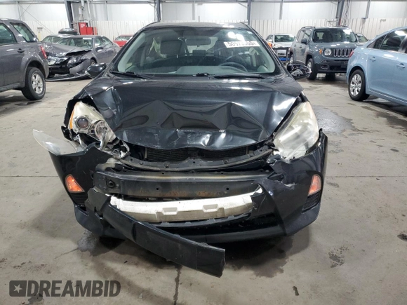 2012 Toyota Prius One with VIN JTDKDTB32C1525842, listed as a Copart auction lot 50575365 with 124,110 mi miles and Salvage Title. Bid and sale history available at DreamBid. Image 5.