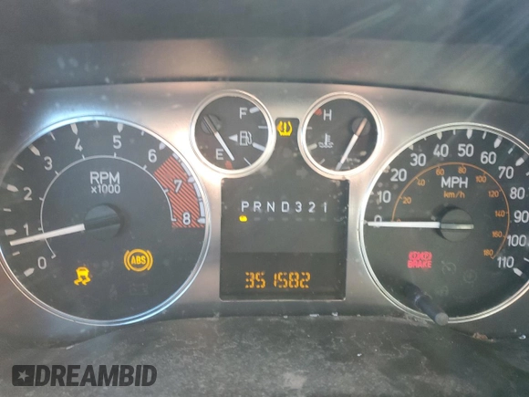 2007 Hummer H3 SUV with VIN 5GTDN13E378239403, listed as a Copart auction lot 80744784 with 351,582 mi miles and Salvage Title. Bid and sale history available at DreamBid. Image 9.