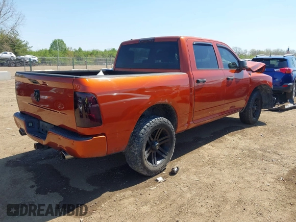 2013 Ram 1500 Express with VIN 1C6RR7KT6DS646870, listed as a IAAI auction lot 42097034 with 183,425 mi miles and . Bid and sale history available at DreamBid. Image 4.