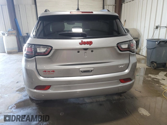 2023 Jeep Compass Limited with VIN 3C4NJDCN9PT528652, listed as a Copart auction lot 55201635 with 12,313 mi miles and Salvage title. Bid and sale history available at DreamBid. Image 6.
