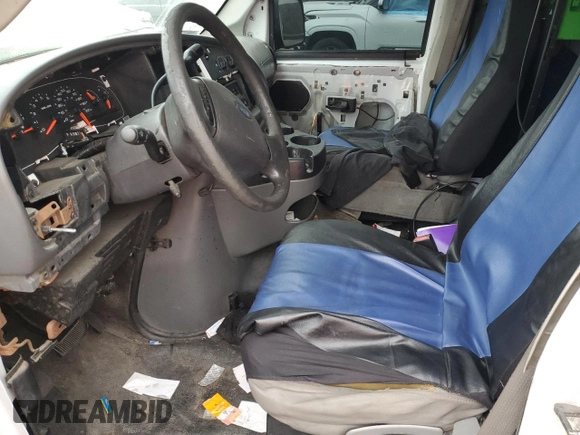 2008 Ford Econoline Cargo Commercial with VIN 1FTSE34L98DB41380, listed as a Copart auction lot 76335224 with Not provided miles and Salvage title. Bid and sale history available at DreamBid. Image 7.