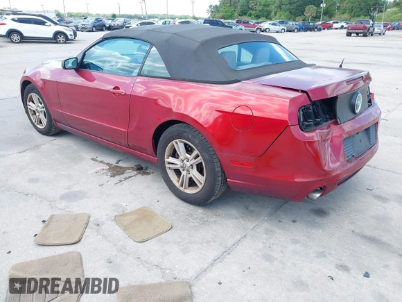 2014 Ford Mustang V6 with VIN 1ZVBP8EM8E5278957, listed as a IAAI auction lot 41996963 with 128,489 mi miles. Bid and sale history available at carsss.com. Image 3.