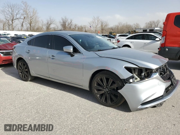 2018 Mazda 6 Touring with VIN JM1GL1VM5J1314407, listed as a Copart auction lot 49785025 with 114,662 mi miles and Salvage Title. Bid and sale history available at DreamBid. Image 4.