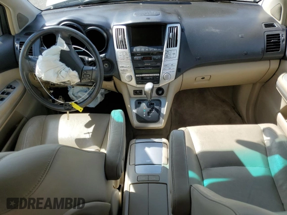 2006 Lexus RX 400h with VIN JTJHW31U660034714, listed as a Copart auction lot 48347105 with 109,176 mi miles and Salvage Title. Bid and sale history available at DreamBid. Image 8.