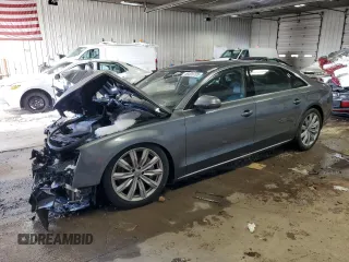 2016 Audi A8 L 3.0T with VIN WAU34AFD8GN014188, listed as a Copart auction lot 49328705 with 74,911 mi miles and Non Repairable. Bid and sale history available at carsss.com. Image 1.
