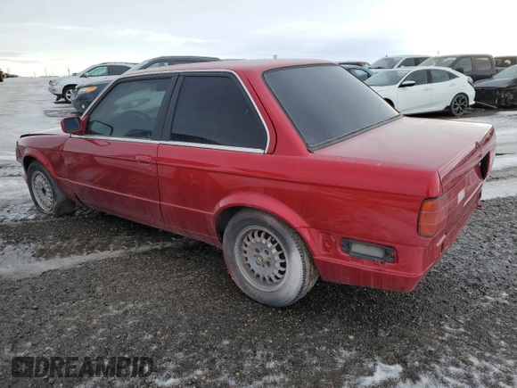 1989 BMW 3 Series 325iS with VIN WBAAA2304KEC49657, listed as a Copart auction lot 87910245 with 0 mi miles and Salvage Title. Bid and sale history available at carsss.com. Image 2.