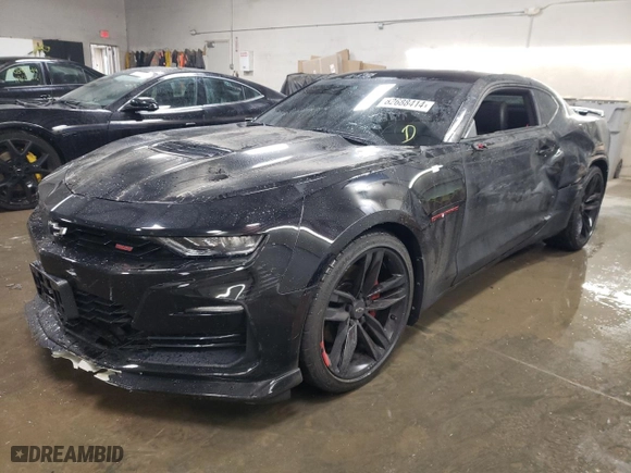 2022 Chevrolet Camaro 2SS with VIN 1G1FH1R75N0121650, listed as a Copart auction lot 82688414 with 11,771 mi miles and Salvage Title. Bid and sale history available at carsss.com. Image 1.