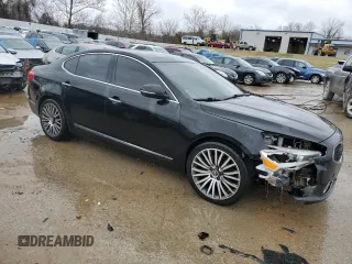 2015 Kia Cadenza Premium with VIN KNALN4D78F5177255, listed as a Copart auction lot 45192303 with 95,917 mi miles and Salvage Title. Bid and sale history available at carsss.com. Image 4.