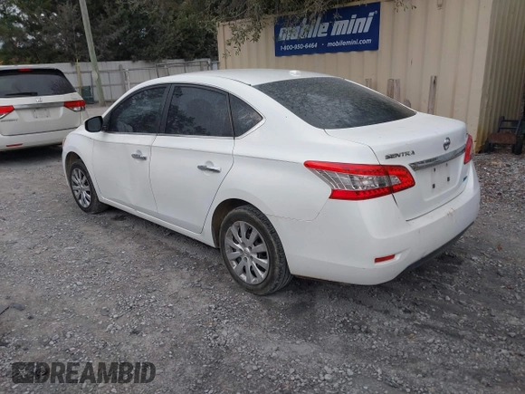 2014 Nissan Sentra S with VIN 3N1AB7AP0EY262989, listed as a IAAI auction lot 41528906 with 133,275 mi miles and . Bid and sale history available at DreamBid. Image 3.