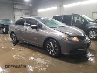 2015 Honda Civic EX with VIN 19XFB2F88FE037665, listed as a Copart auction lot 88046595 with 122,049 mi miles and Salvage Title. Bid and sale history available at carsss.com. Image 4.