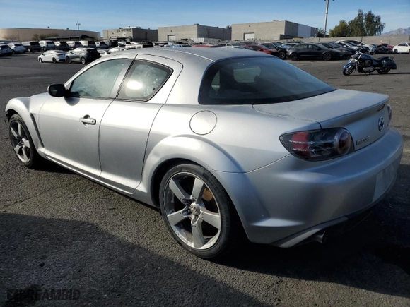 2005 Mazda RX-8 with VIN JM1FE17N150158230, listed as a Copart auction lot 87206384 with 132,414 mi miles and Clean Title. Bid and sale history available at carsss.com. Image 2.