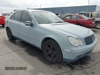 2002 Mercedes-Benz C with VIN WDBRF61JX2F192056, listed as a IAAI auction lot 41664892 with 202,634 mi miles. Bid and sale history available at carsss.com. Image 1.