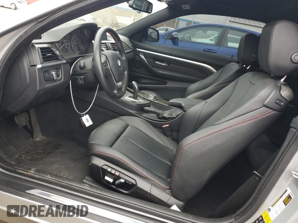 2016 BMW 4 Series 428i xDrive with VIN WBA3N9C56GK249666, listed as a Copart auction lot 53881285 with 140,031 mi miles and Salvage title. Bid and sale history available at DreamBid. Image 7.