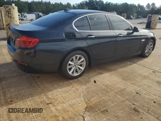 2015 BMW 5 Series 528i with VIN WBA5A5C54FD514004, listed as a Copart auction lot 55825075 with 104,896 mi miles and Clean Title. Bid and sale history available at DreamBid. Image 3.