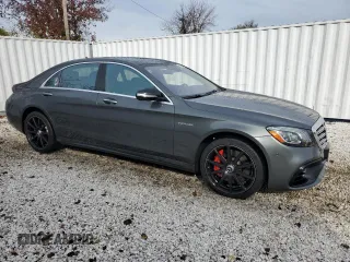 2018 Mercedes-Benz S 63 AMG with VIN WDDUG8JB8JA396370, listed as a Copart auction lot 81920304 with 41,713 mi miles and Salvage title. Bid and sale history available at DreamBid. Image 4.