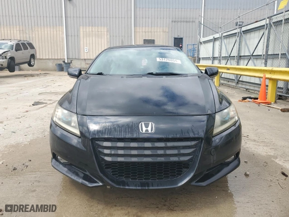 2011 Honda CR-Z EX with VIN JHMZF1D64BS001393, listed as a Copart auction lot 53170804 with 107,937 mi miles and Salvage Title. Bid and sale history available at carsss.com. Image 5.