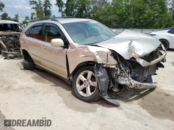 2005 Lexus RX 330 with VIN 2T2GA31U15C023620, listed as a Copart auction lot 55962655 with 288,359 mi miles and Salvage Title. Bid and sale history available at DreamBid. Image 4.