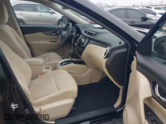2016 Nissan Rogue S with VIN JN8AT2MT8GW010699, listed as a IAAI auction lot 41706235 with 58,582 mi miles. Bid and sale history available at carsss.com. Image 5.