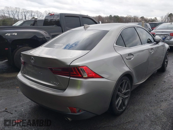 2016 Lexus IS 350 with VIN JTHBE1D22G5025926, listed as a IAAI auction lot 41215832 with 134,372 mi miles and . Bid and sale history available at carsss.com. Image 4.