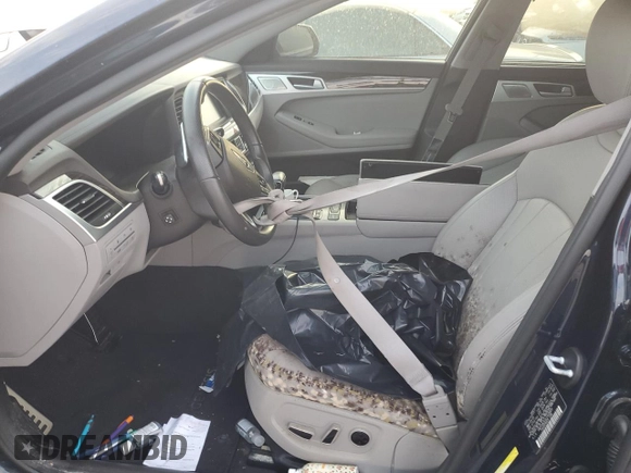 2020 Genesis G80 3.8L with VIN KMTFN4JE2LU328905, listed as a Copart auction lot 74858024 with 0 mi miles and Salvage Title. Bid and sale history available at carsss.com. Image 7.