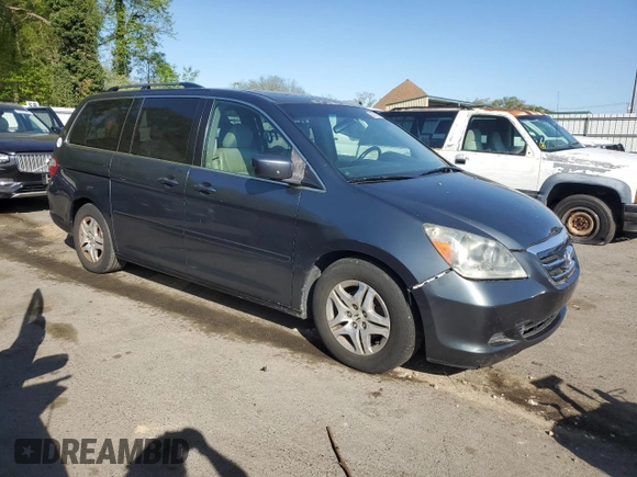 2006 Honda Odyssey EX-L with VIN 5FNRL38766B438730, listed as a Copart auction lot 53918235 with 208,925 mi miles and Clean Title. Bid and sale history available at carsss.com. Image 4.