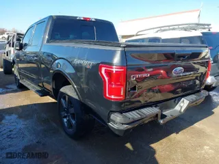 2015 Ford F-150 XLT w/HD Payload Pkg with VIN 1FTFW1EG4FFC97087, listed as a IAAI auction lot 41282930 with 121,506 mi miles. Bid and sale history available at carsss.com. Image 3.