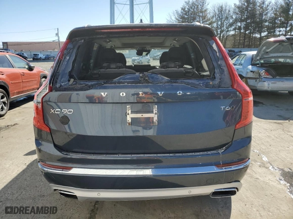 2021 Volvo XC90 Inscription with VIN YV4A22PLXM1697040, listed as a Copart auction lot 45976255 with 52,039 mi miles and Salvage Title. Bid and sale history available at carsss.com. Image 6.