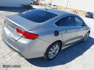 2015 Chrysler 200 C with VIN 1C3CCCCB3FN537920, listed as a IAAI auction lot 41852813 with 126,967 mi miles. Bid and sale history available at carsss.com. Image 4.