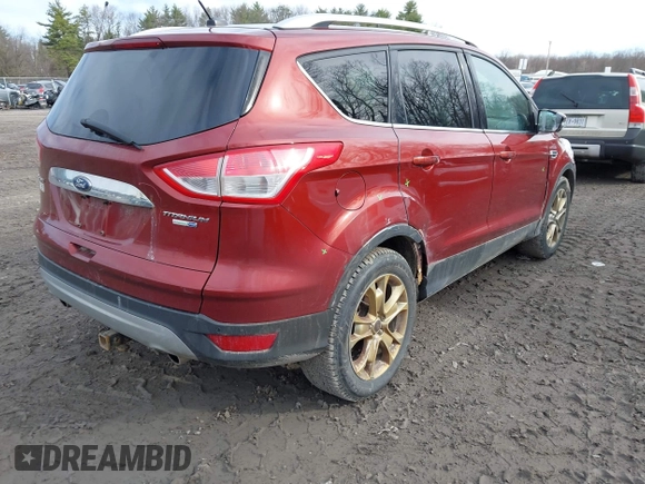 2015 Ford Escape Titanium with VIN 1FMCU9JX1FUA56091, listed as a IAAI auction lot 41947035 with 191,297 mi miles and . Bid and sale history available at DreamBid. Image 4.