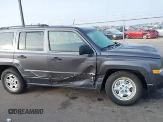 2017 Jeep Patriot Sport SE with VIN 1C4NJPBA3HD166261, listed as a IAAI auction lot 41285535 with 99,600 mi miles and . Bid and sale history available at DreamBid. Image 13.