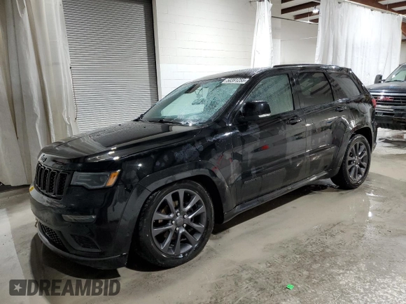 2018 Jeep Grand Cherokee Overland with VIN 1C4RJFCG1JC287784, listed as a Copart auction lot 50391255 with 105,981 mi miles and Salvage title. Bid and sale history available at DreamBid. Image 1.