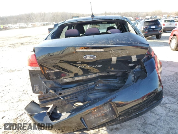 2010 Ford Focus SE with VIN 1FAHP3FN3AW279614, listed as a Copart auction lot 48489825 with 138,108 mi miles and Salvage Title. Bid and sale history available at carsss.com. Image 6.