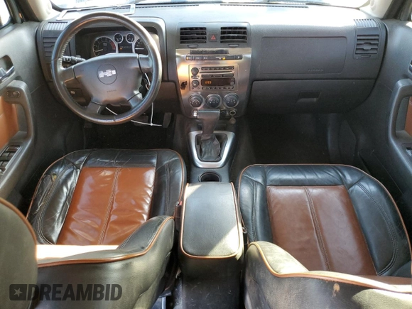 2007 Hummer H3 SUV with VIN 5GTDN13E178186684, listed as a Copart auction lot 86557584 with 294,784 mi miles and Salvage Title. Bid and sale history available at DreamBid. Image 8.